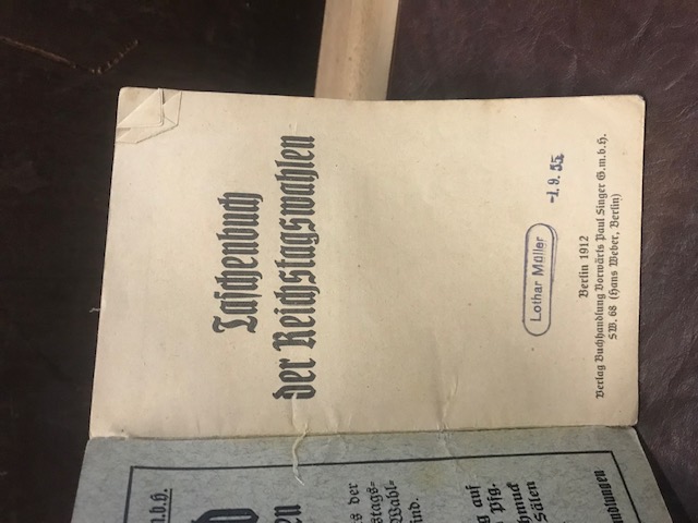 Taschenbuch der Reichstagswahlen 1912