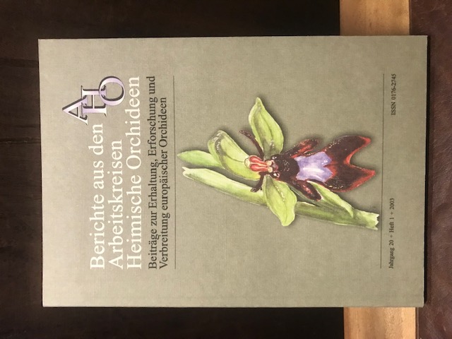 Arbeitskreisen Heimische Orchidee Heft 1 2003