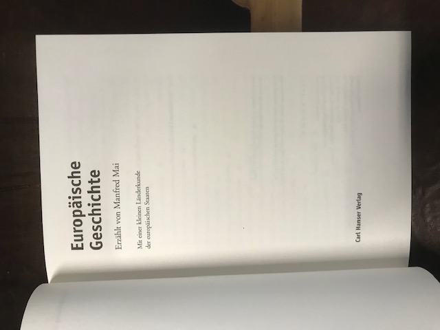Europäische Geschichte Manfred Mai