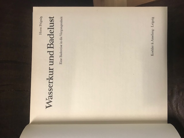 Wasserkur und Badelust