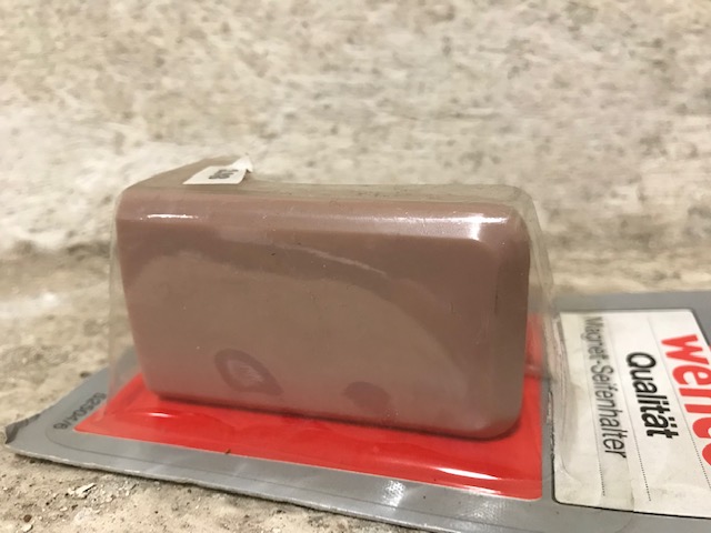 Vintage WENCO Magnet Seifenhalter 