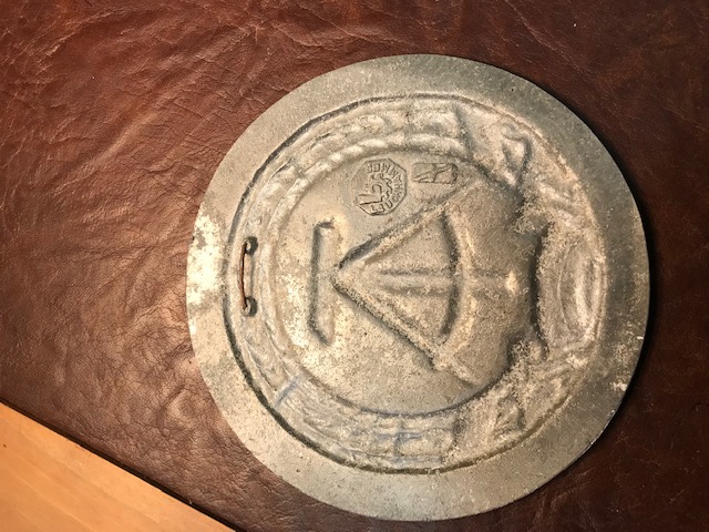 DDR Hammer und Sichel Schild Lauchhammer