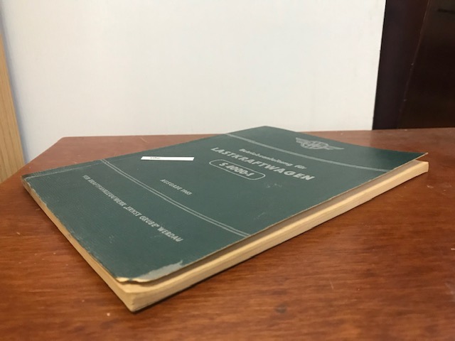 Reparaturhandbuch für S4000/1  1965