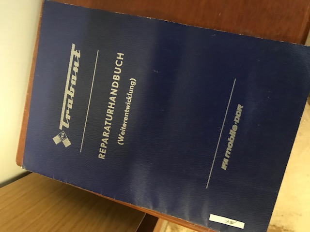 Reparaturhandbuch (Weiterentwicklung)  Trabant