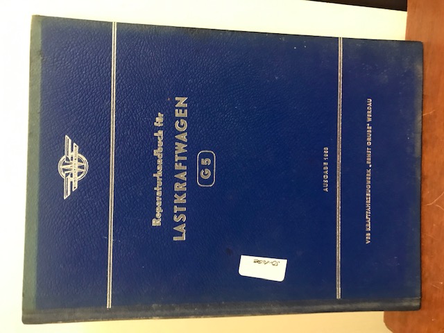 Reparaturhandbuch G5 1958