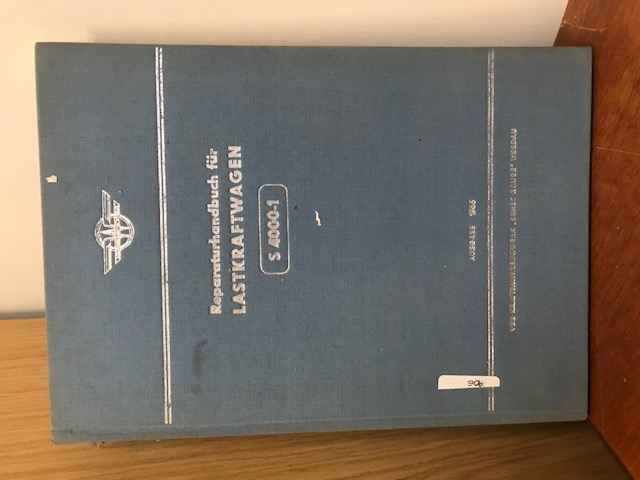 Reparaturhandbuch für S4000/1  1966