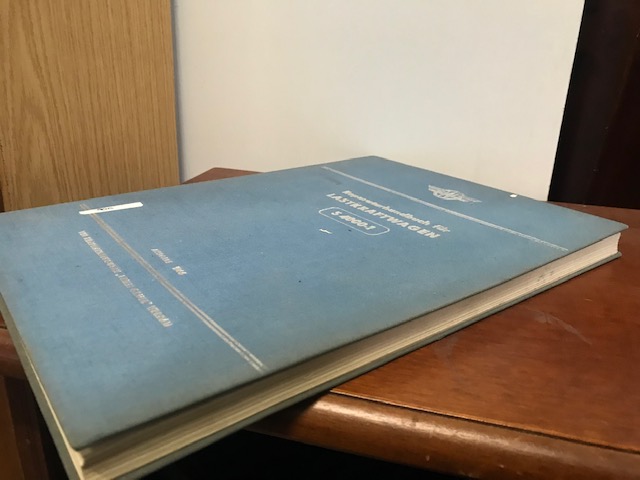 Reparaturhandbuch für S4000/1  1966