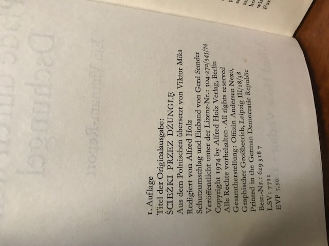 Pfade durch den Dschungel, Warnenska