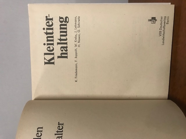 Kleintierhaltung-Ein Leitfaden, Friedemann