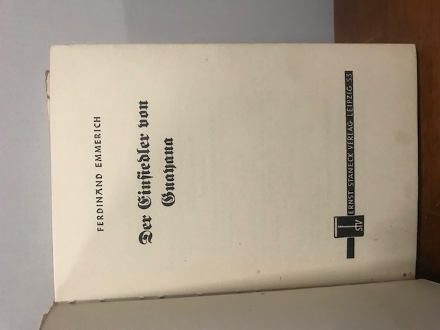 2 Romane von Ferdinand Emmerich 1937