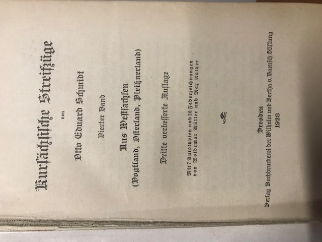 Kursächsische Streifzüge, Schmidt