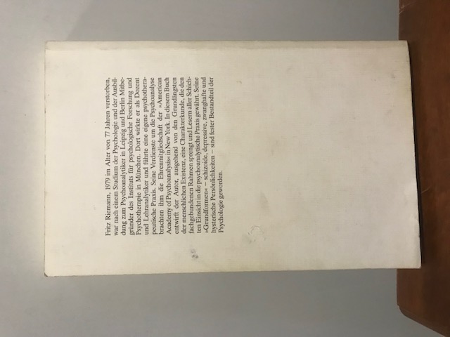 Grundformen der Angst, Riemann