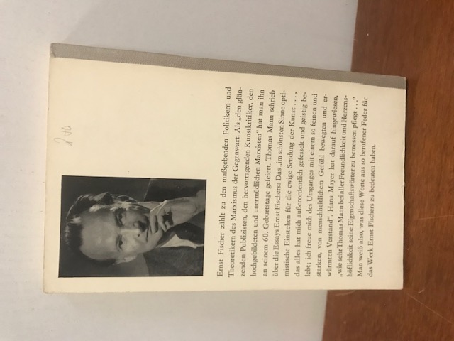 Von der Notwendigkeit der Kunst, Fischer