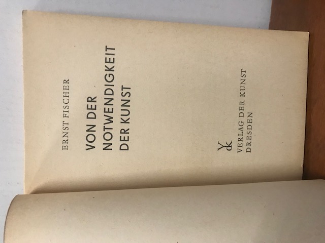 Von der Notwendigkeit der Kunst, Fischer