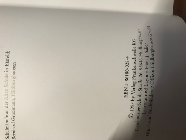 Das Schulmännle, Witter