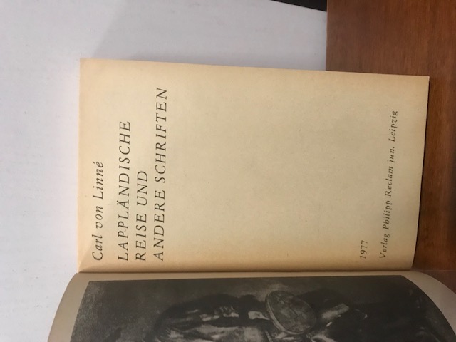 Lappländische Reise und andere Schriften, Linne