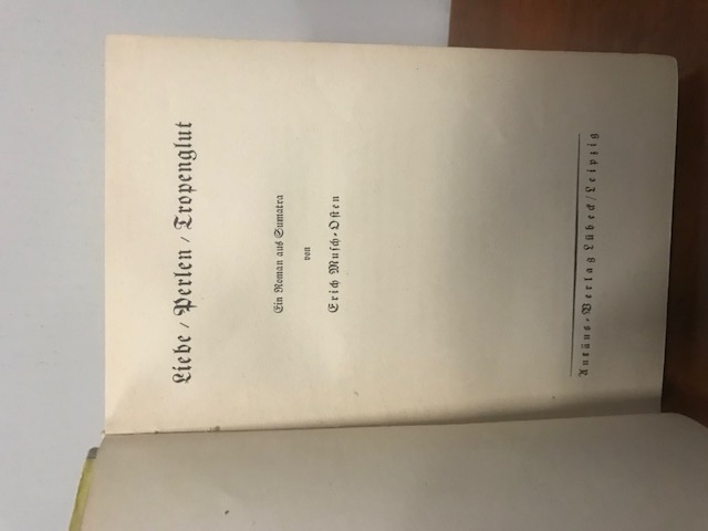 Liebe, Perlen, Tropenglut 1941
