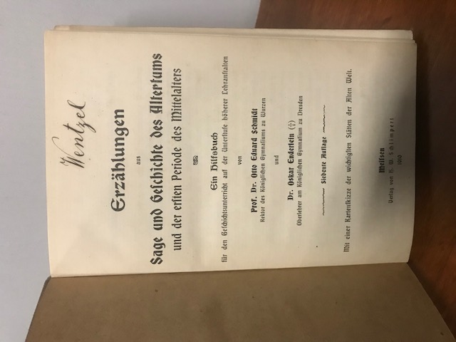 Erzählungen aus Sage und Geschichte, Schmidt