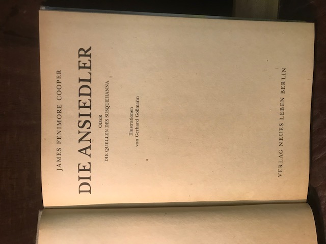 Die Ansiedler, Cooper