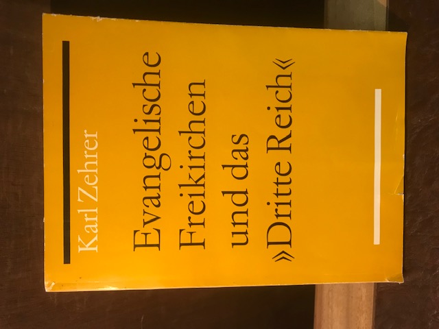 Evangelische Freikirchen und das Dritte Reich, Zeh