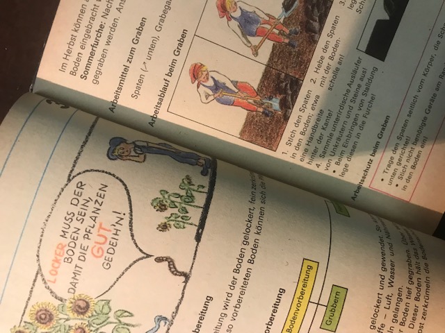 Schulgartenarbeit in Übersichten 1988