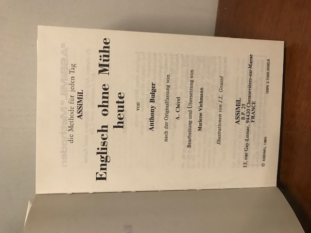 Englisch ohne Mühe heute 1980, Assimil