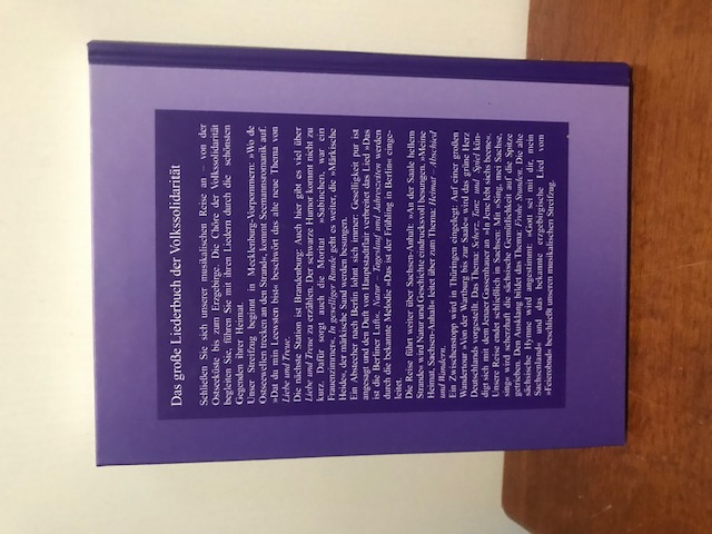 Das große Liederbuch der Volkssolidarität