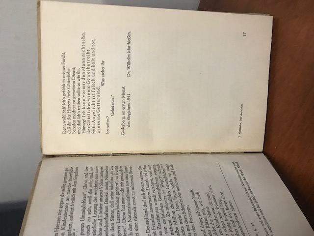 Der Antichrist, Nietzsche 1941