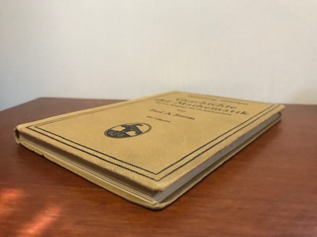 Sammlung Göschen, Geschichte der Mathematik