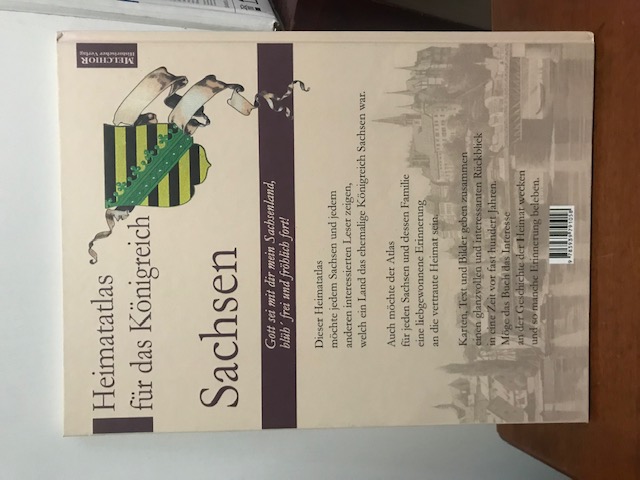 Heimat Atlas für das Königreich Sachsen