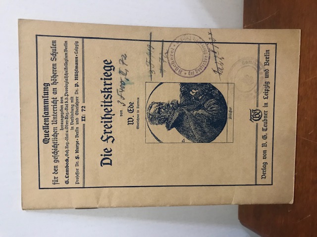 Quellensammlung II 72 Die Freiheitskriege