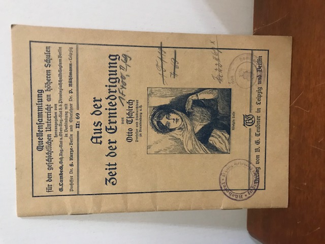 Quellensammlung II 69 Aus der Zeit der Erniedrigun