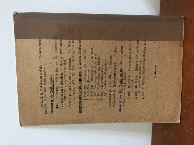 Chemnitzer Rechenbuch 1924