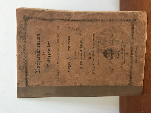 Rechenübungen für Volksschulen, 5. Heft 1898