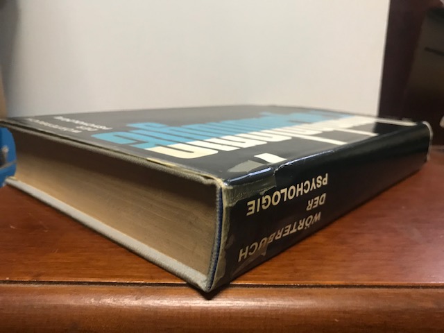 Wörterbuch der Psychologie, 1978
