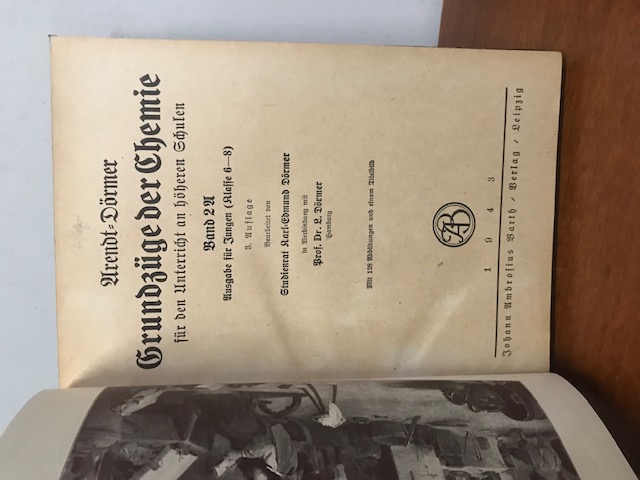 Grundzüge der Chemie 1943, Arendt