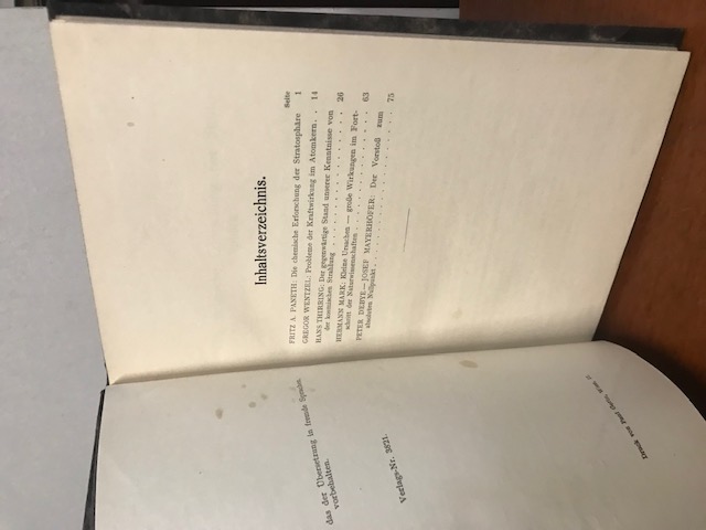 Neue Wege exakter Naturerkenntnis, 1939
