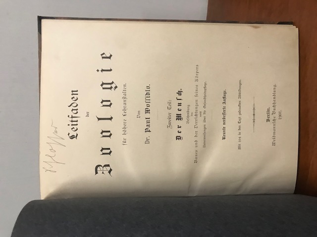 Leitfaden der Zoologie, 1901