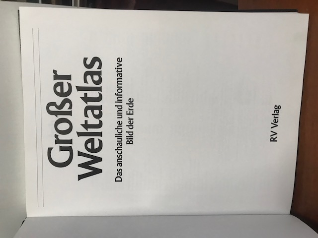 Grosser Weltatlas, RV Verlag
