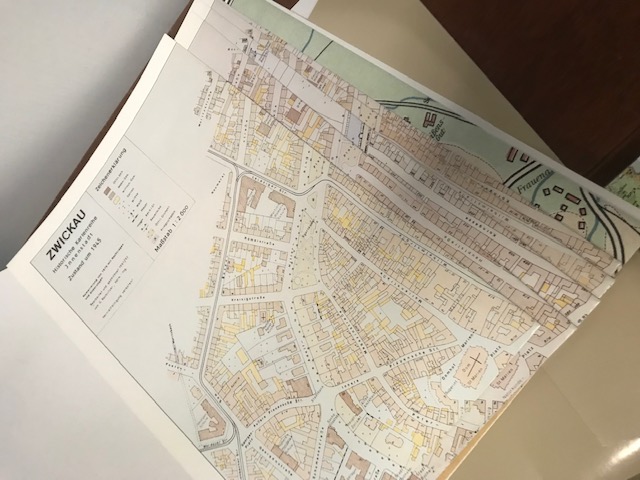 Chronik der Stadt Zwickau, 7 historische Stadtplän