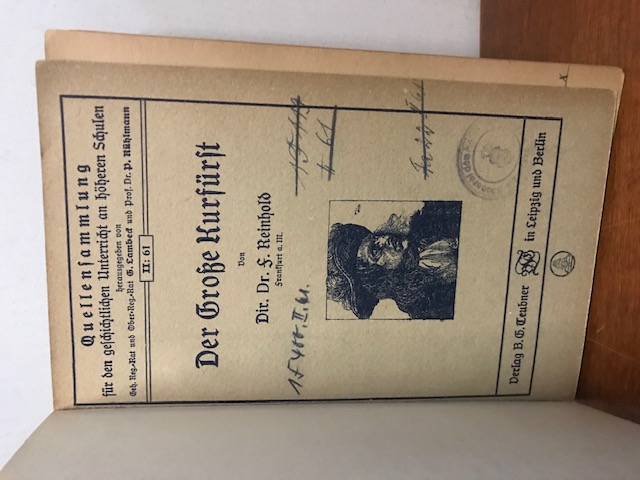 Quellensammlung II61 Der große Kurfürst