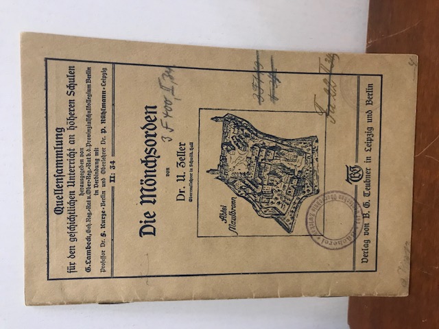 Quellensammlung II 34 Die Mönchsorden