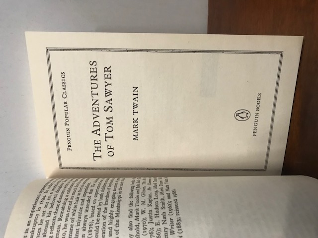 The adventures of Tom Sawyer, Twain