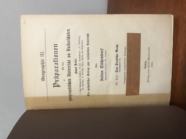Tischendorf, Präparationen 1905