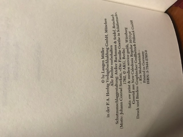 Goethe, Klien