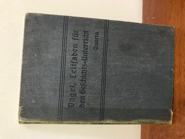 Leitfaden für den Geschichtsunterricht, Vogel 1909