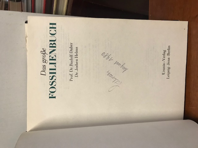Das große Fossilienbuch, Daber