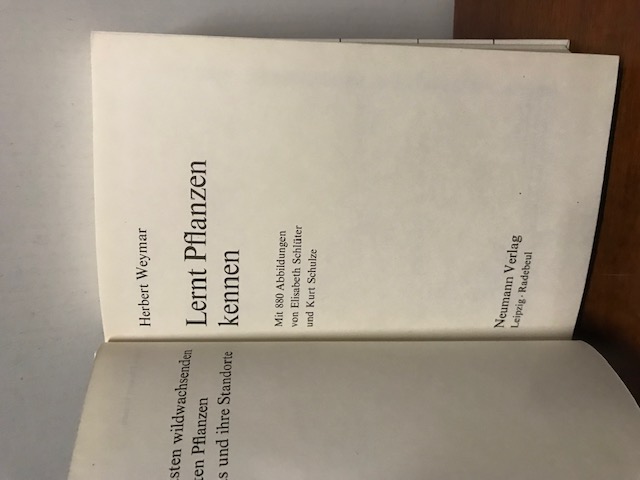 Lernt Pflanzen kennen, Weymar