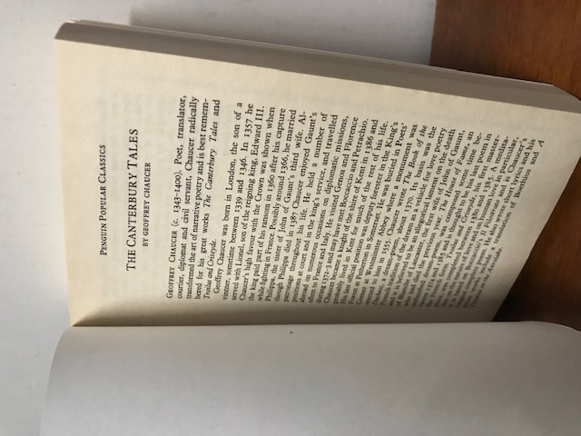 The Canterbury Tales, Chaucer