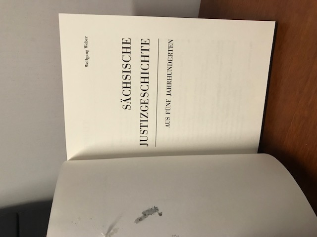 Sächsische Justizgeschichte, Weber